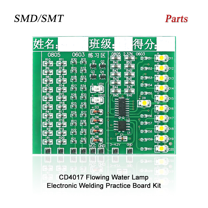Pcb Etching Kit - Sınıf Kiti Yama Bileşenleri Kaynak Uygulama