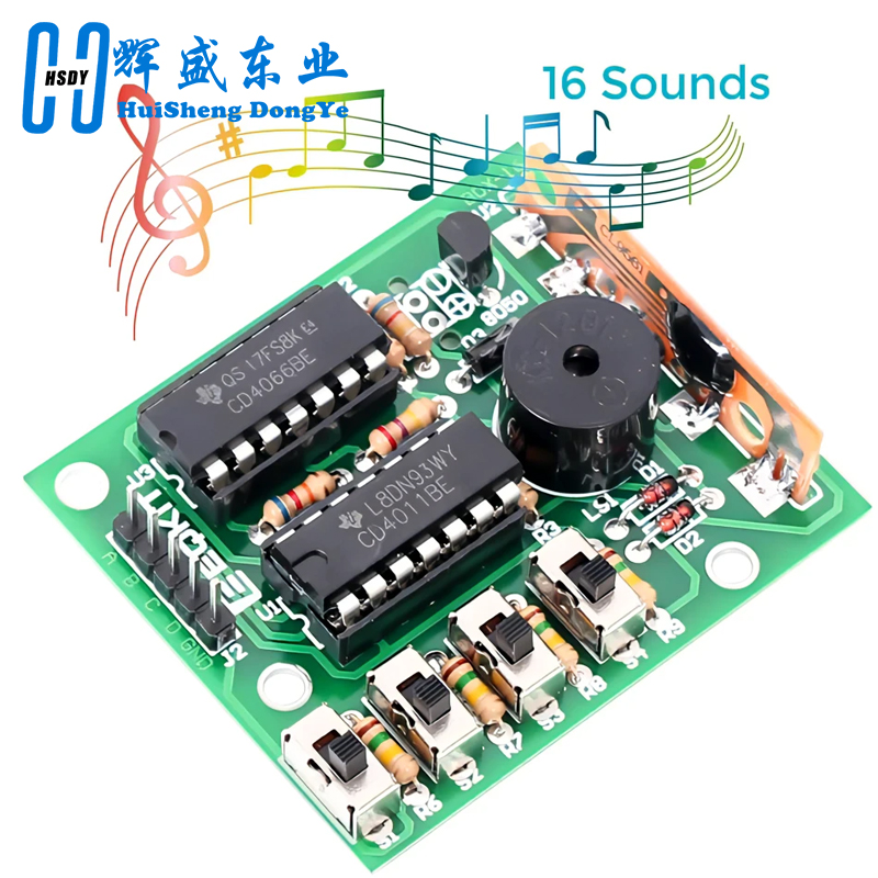 Pcb Etching Kit - 16 Müzik Ses Kutusu BOX-16 Kurulu