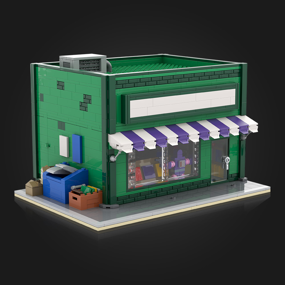 Diy Electronics Shop - MOC Film Sokak Görünümü Androidlar Zindanlar