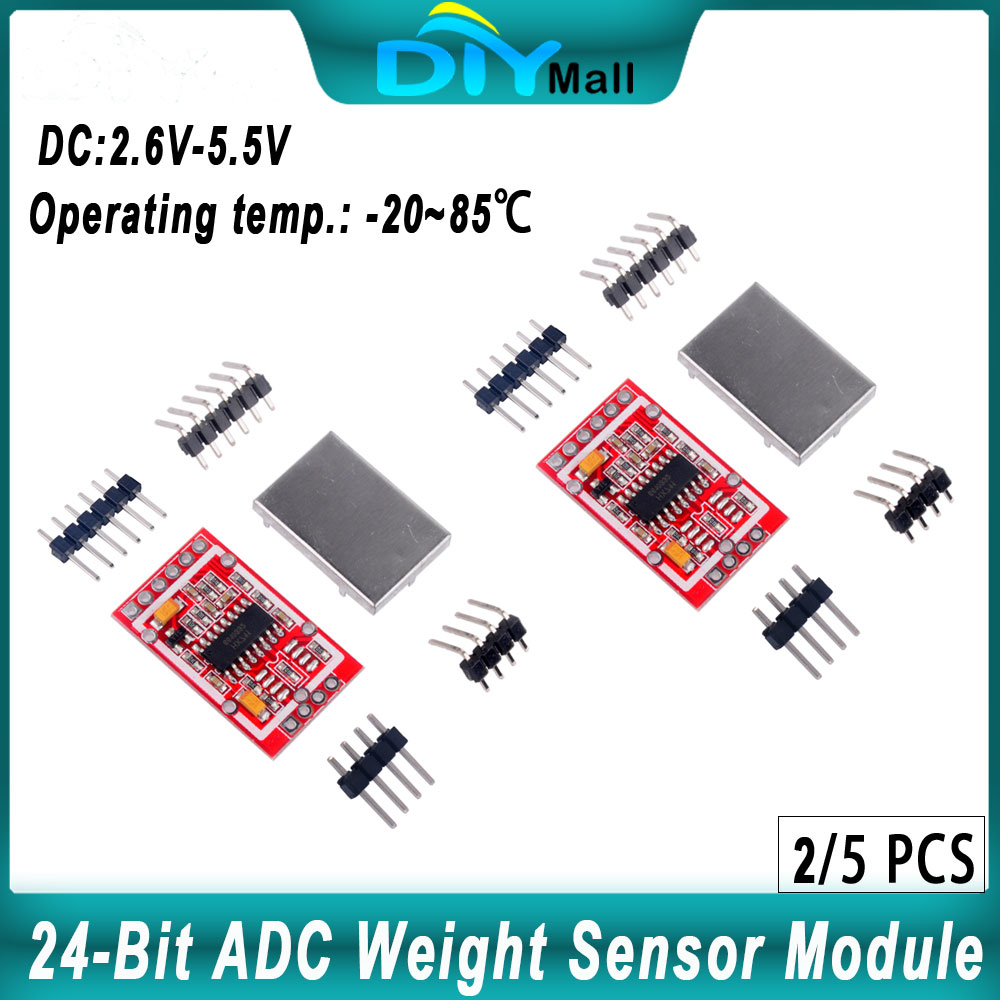 Diy Electronics Load Cell - 2/5 adet HX711 24-Bit ADC ağırlık