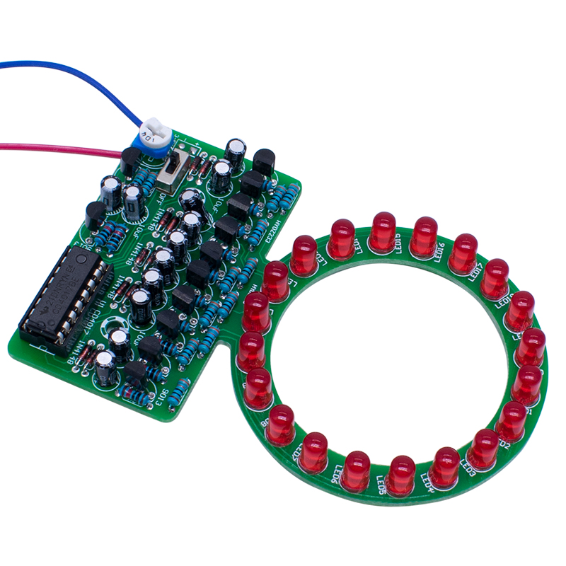 CD4017 Halka Degrade LED Akan  - Diy Electronics Projects For Students incelemesi ve fiyatı