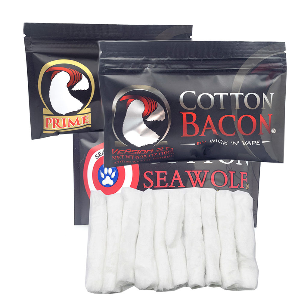2 paket Pamuk Bacon Prime Gümü - Diy Vape Electronics incelemesi ve fiyatı