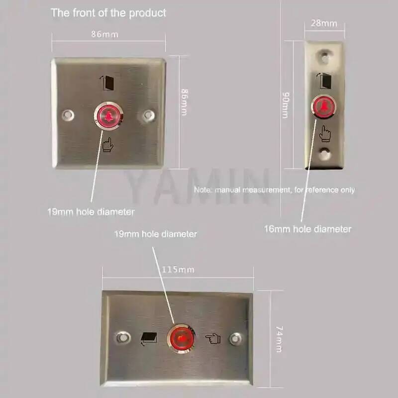 16/19mm kapı zili anlık sıfırl - Push Button Tactile incelemesi ve fiyatı