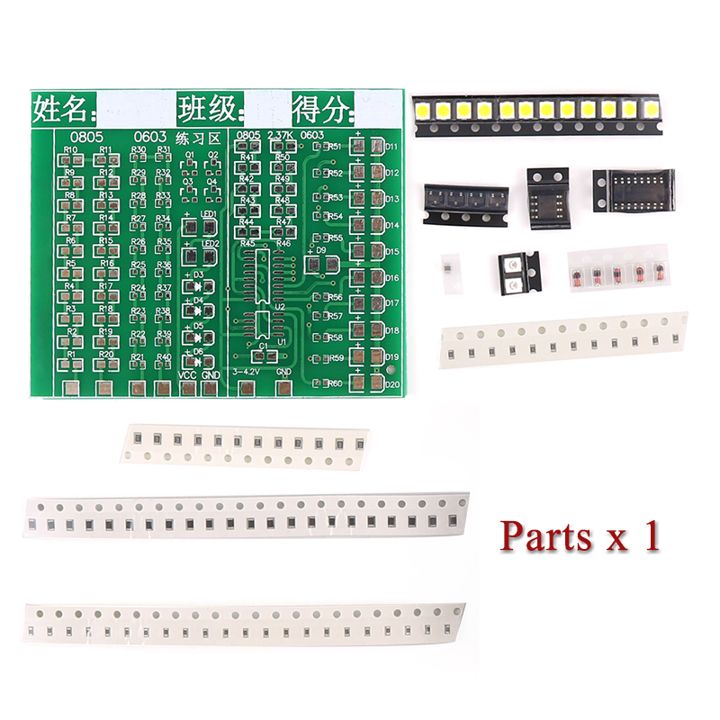 Sınıf Kiti Yama Bileşenleri Ka - Pcb Etching Kit incelemesi ve fiyatı