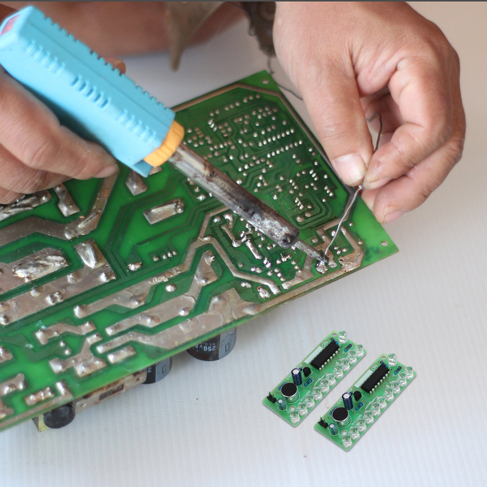2Set Ses Kontrollü LED Akış Iş - Diy Electronics incelemesi ve fiyatı