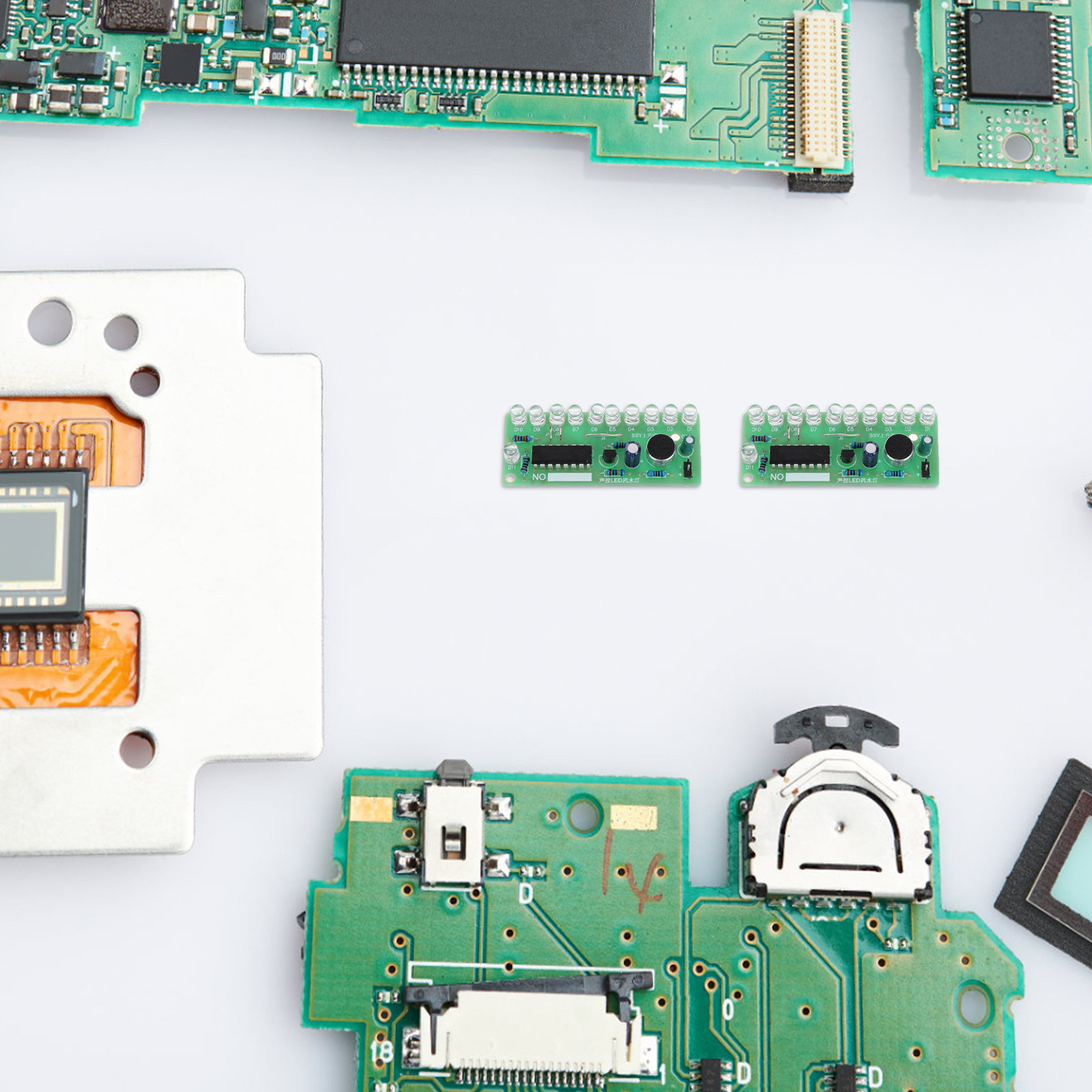 2Set Ses Kontrollü LED Akış Iş - Diy Electronics incelemesi ve fiyatı