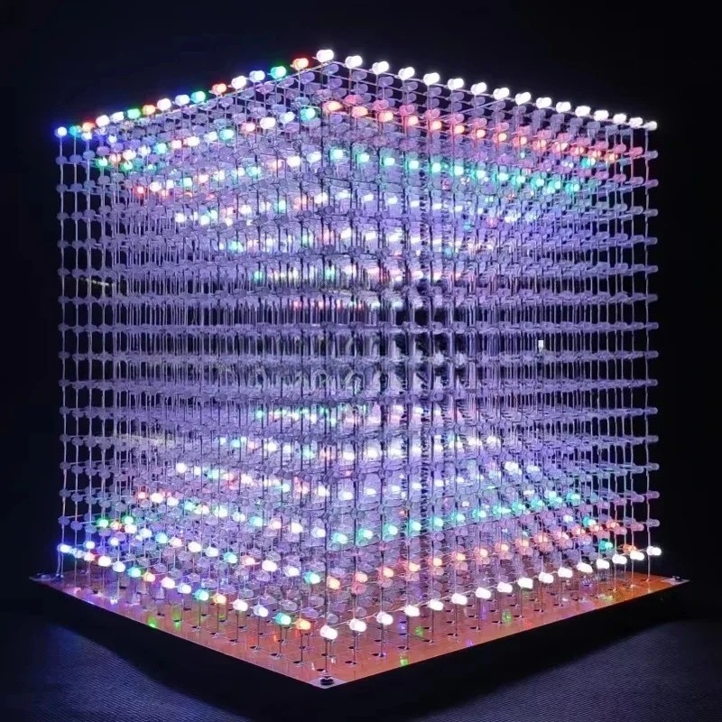 3 D16mini Işık Küpü Kiti 16x16 - Diy Electronics incelemesi ve fiyatı