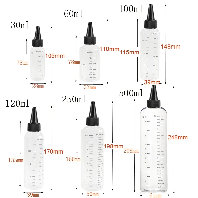 5 adet 30ml-500ml boş plastik  - Diy Vape Electronics incelemesi ve fiyatı