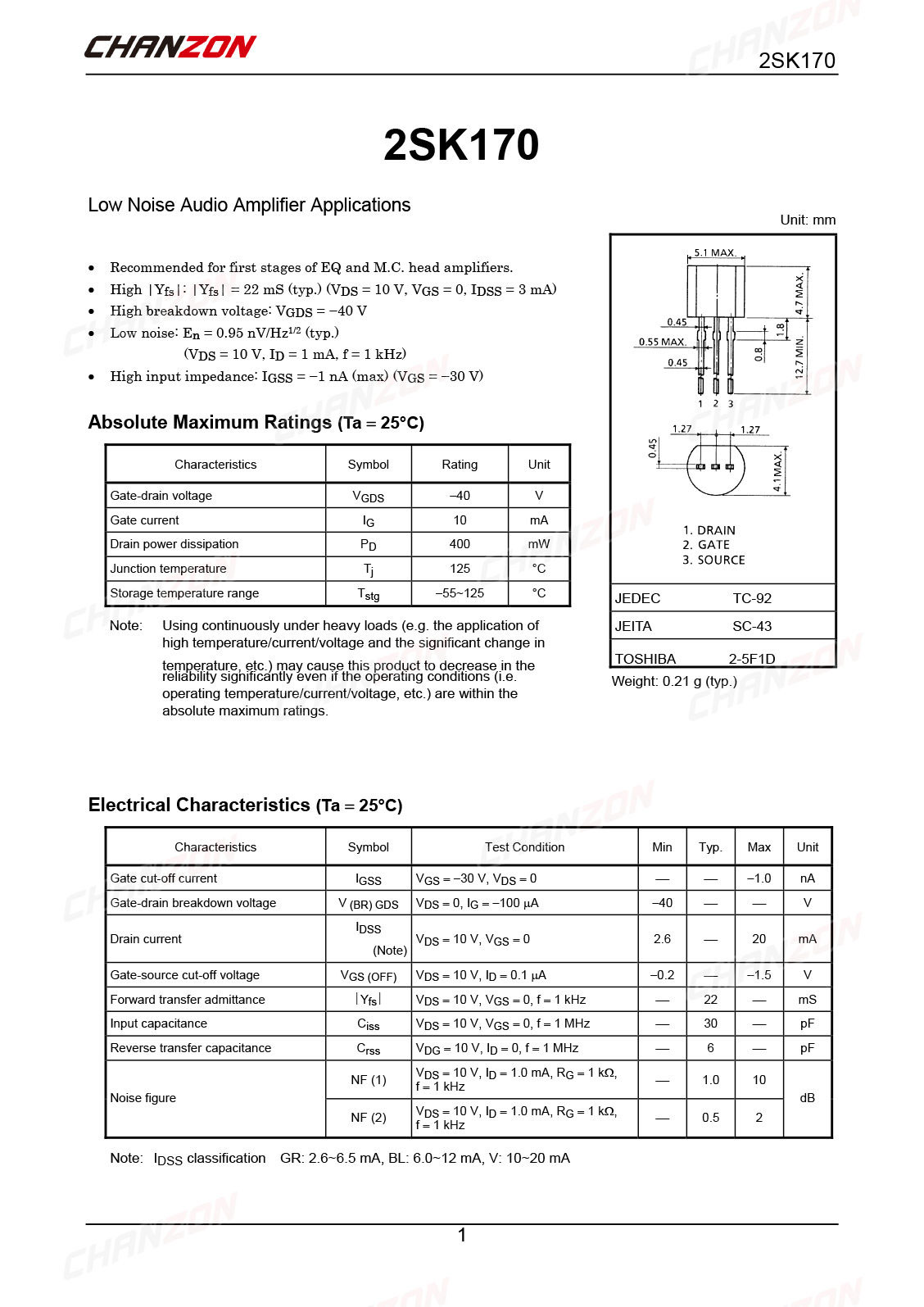 10 adet 2SK170 TO-92 ses ampli - Diy Electronics Youtube incelemesi ve fiyatı