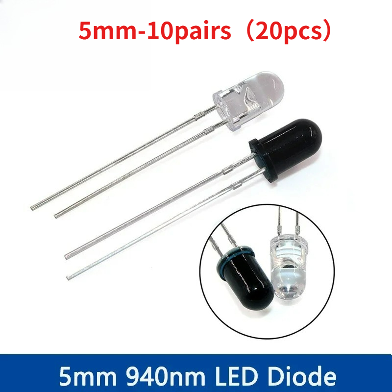 10-30 Çift 5mm 940nm IR LED Di - Diy Electronics India incelemesi ve fiyatı