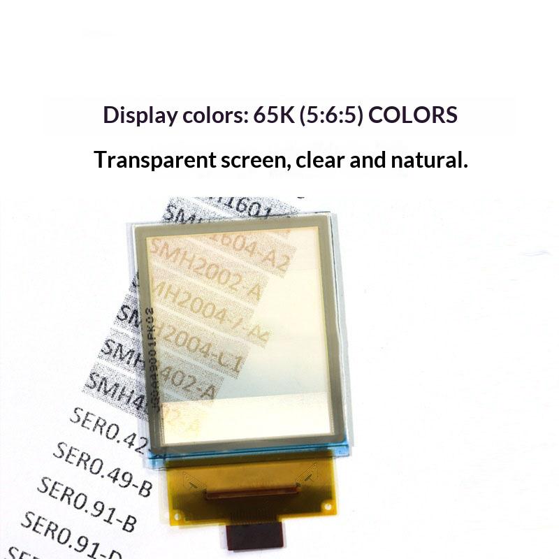 1.5 inç Şeffaf PMOLED Panel 12 - Diy Wearable Electronics incelemesi ve fiyatı