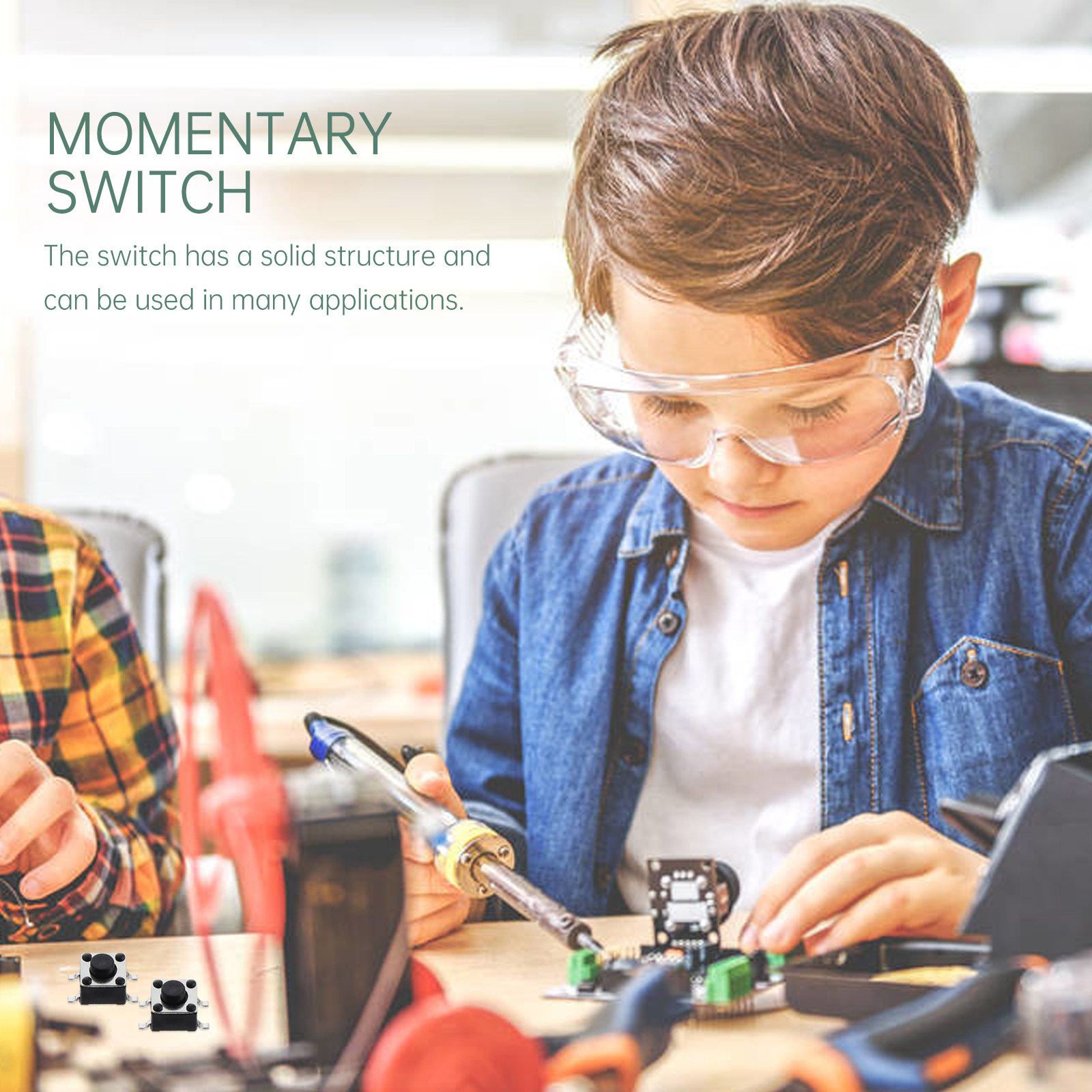 100 Adet Dokunsal Buton Çeşitl - Push Button Tactile incelemesi ve fiyatı
