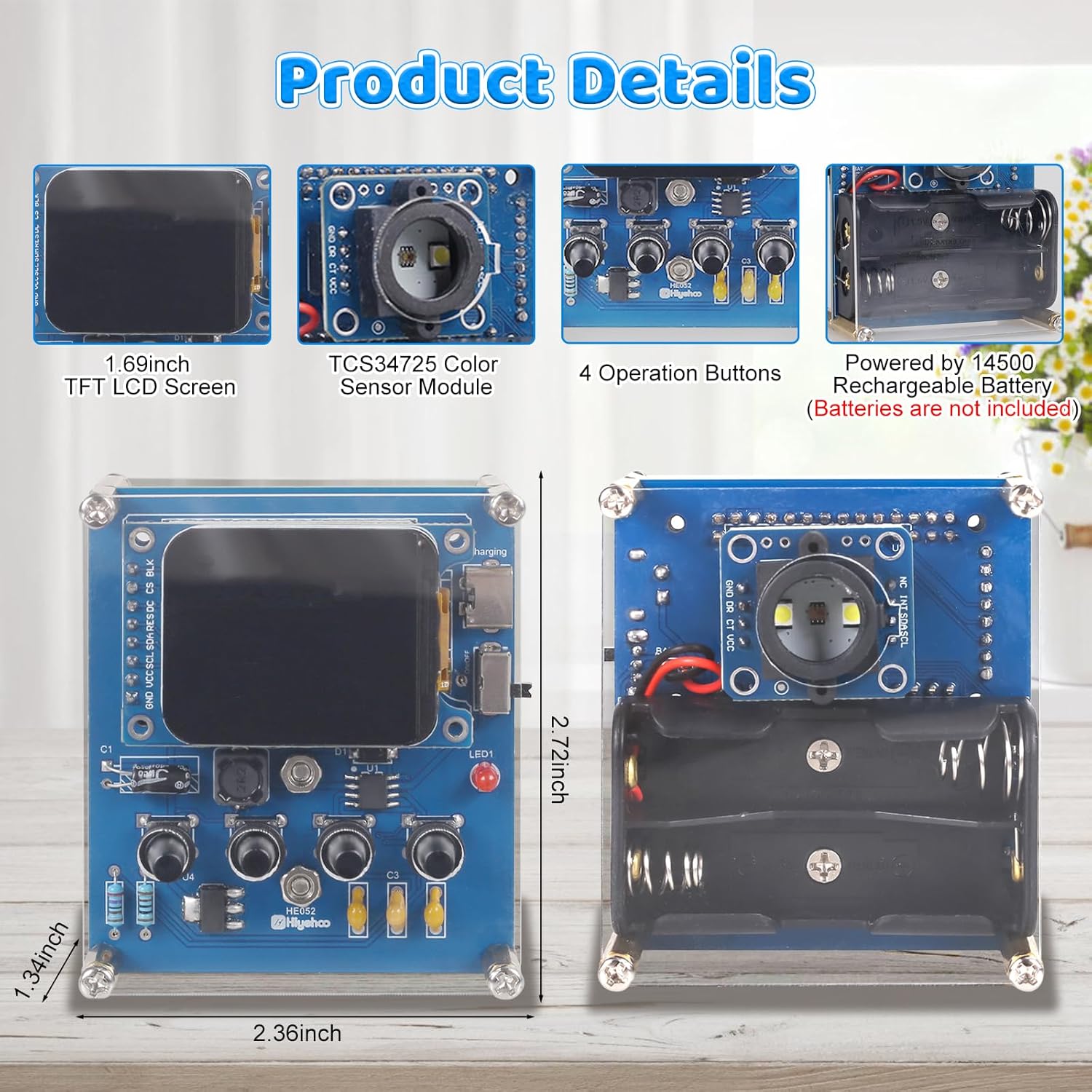 TCS34725 Sensörlü DIY Renk Tan - Pcb Etching Kit incelemesi ve fiyatı