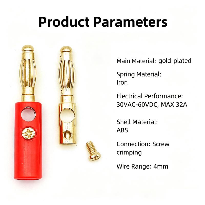 10 Adet 4MM Muz Fiş Soket Term - Diy Audio Electronics Projects incelemesi ve fiyatı