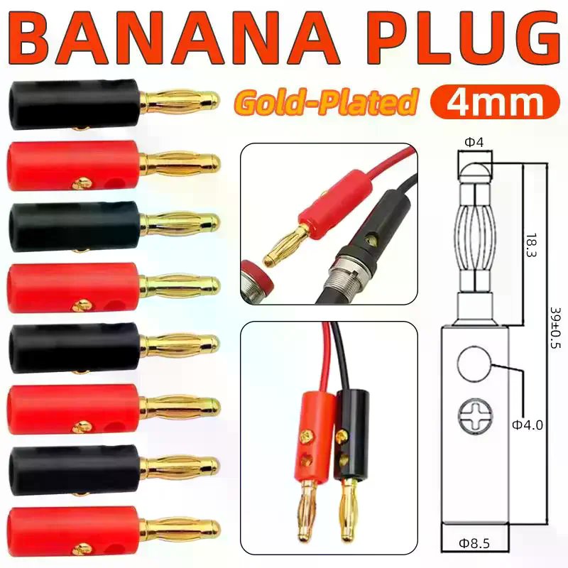 4MM Muz Fiş Soket Terminal Set - Diy Audio Electronics Projects incelemesi ve fiyatı